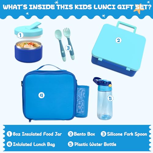 Kids Bento Lunch Box with 8oz Soup Thermo