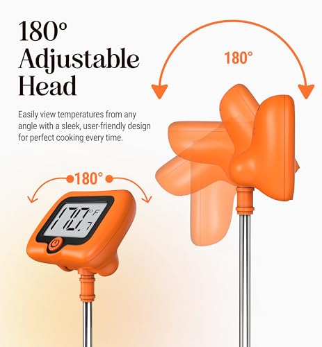 Digital Candy Thermometer with Pot Clip
