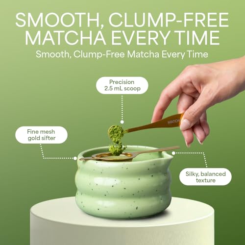 Matcha Whisk Set With Ceramic Matcha Bowl