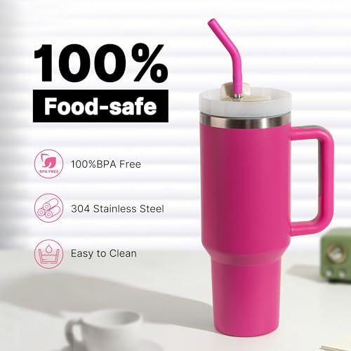 Metal Straws Reusable for 40oz Tumblers