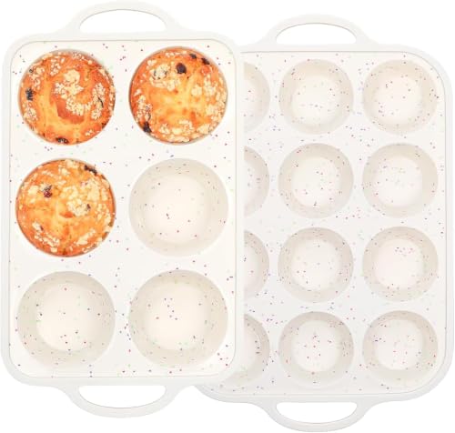Silicone Muffin Pan with Metal Reinforced Frame