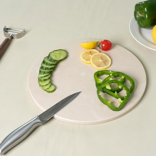 11 Inch Marble Round Cutting Board for Kitchen Countertop