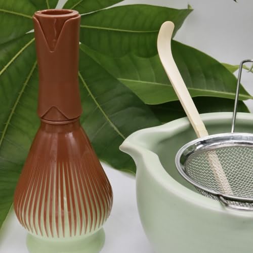 Traditional Matcha Whisk Reusable Resin Matcha Whisk Chasen Dishwasher Safe Matcha Stirrer Matcha Green Tea Powder Preparation Prepare Japanese Matcha Tea
