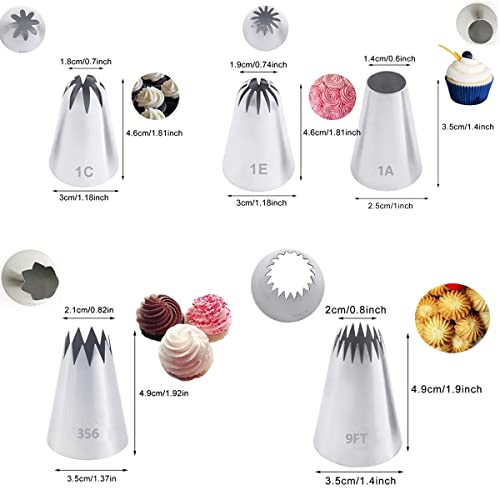 Piping Tips Large Pastry Tips Set