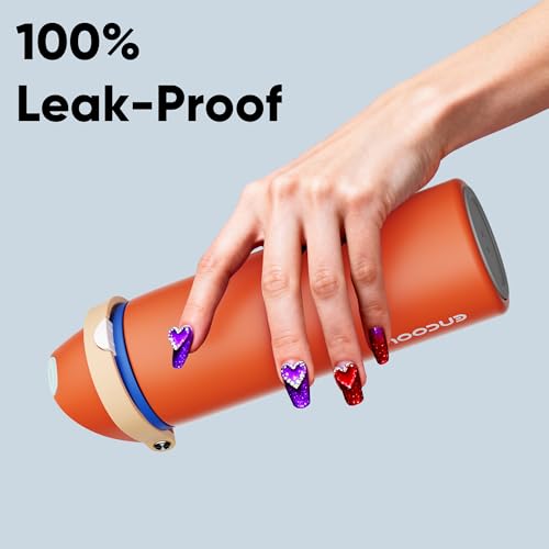 Insulated Water Bottle with Straw