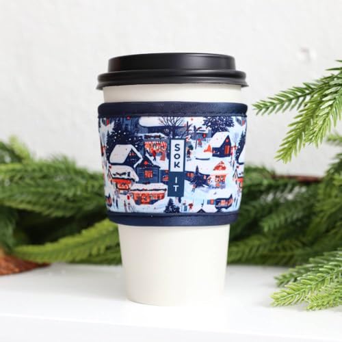 HotSok Coffee & Tea Reusable Insulated Neoprene Cup Sleeve