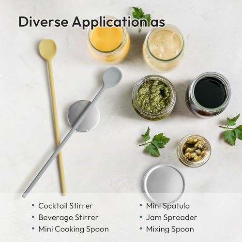 2Pcs 9.9" Silicone coffee stirrer (2 Count)