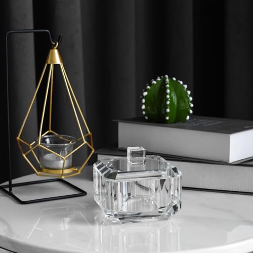 Crystal Candy Dish with Lid Hand