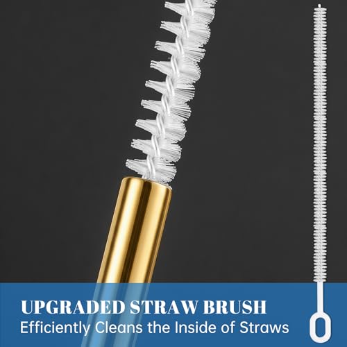 8PCS Stainless Steel Straws Fit for 40oz Stanley Tumblers (8 Count)