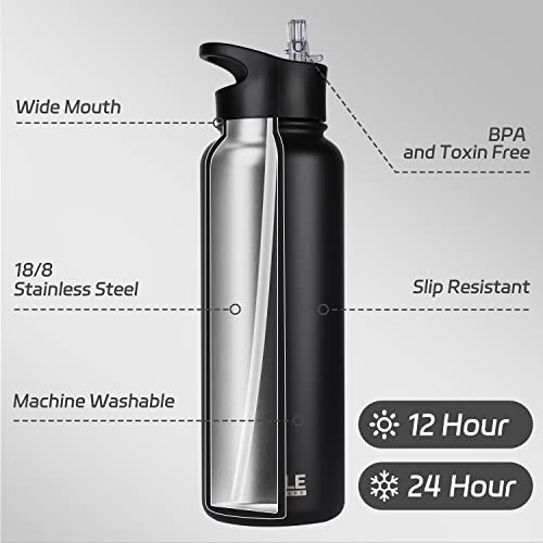 40oz Stainless Steel Water Bottle