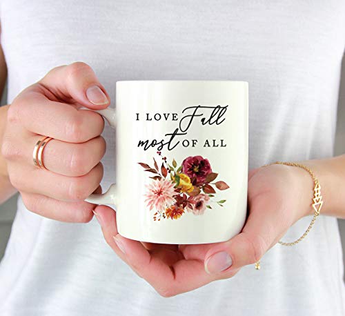 Fall Burgundy Marsala 11oz. Ceramic Coffee Tea Mug