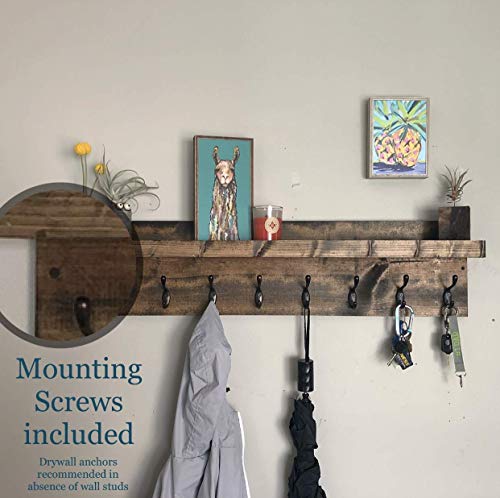 Coat Rack with Shelf