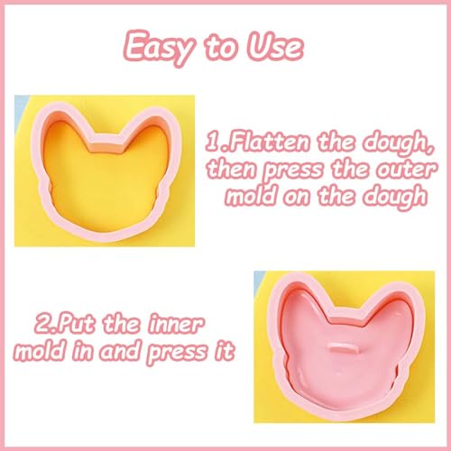 8 Dog Cookie Cutters Set