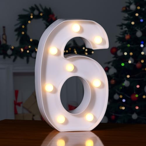 Decorative Led Marquee Light Up Number