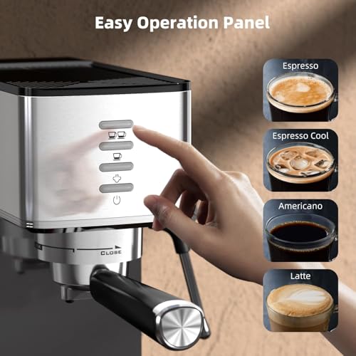 CM8032SH Essential Stainless Steel Espresso Machine with Steam Wand