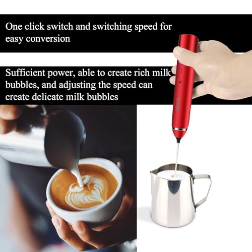 Milk Frother Electric USB Stainless Steel Accessory