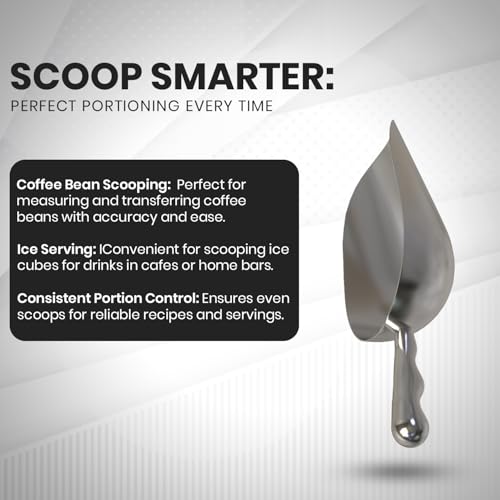 5 Oz Aluminum Scoop Coffee Bean Flour Sugar Ice Pet Food Scooper