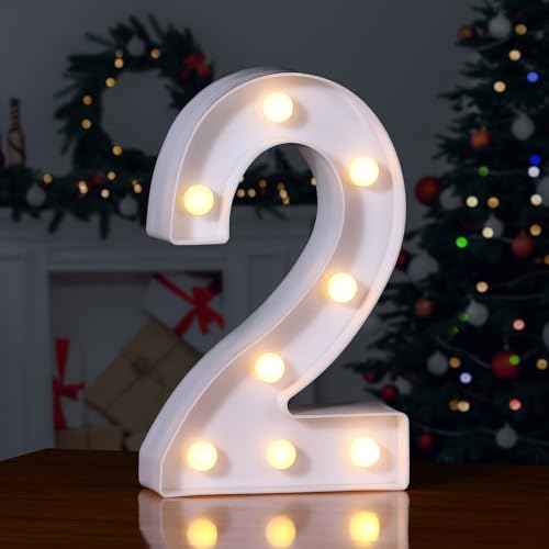 Decorative Led Marquee Light Up Number