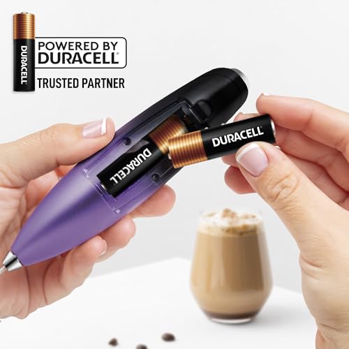 Powerful Milk Frother Wand With Duracell Batteries
