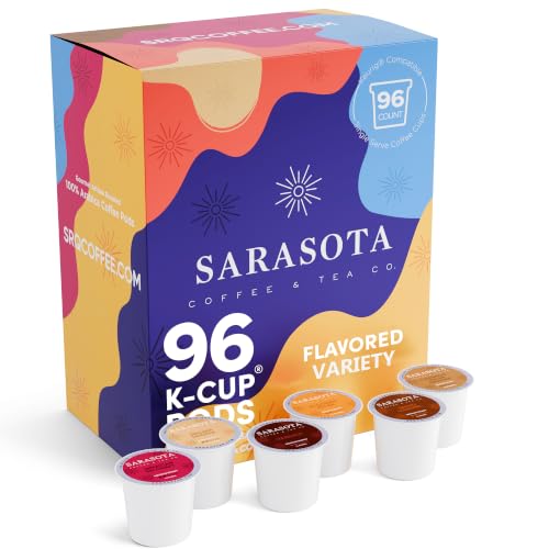 Flavored K Cup Coffee Pods Variety Pack (96 Count)