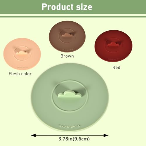 4 Pack Silicone Cup Covers (4 Count)