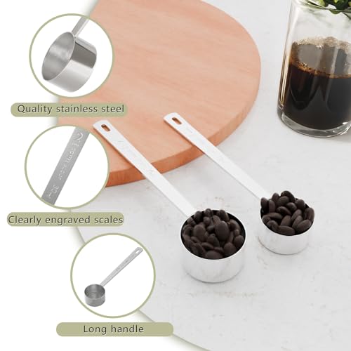 1PCS Long Handle Coffee Scoop