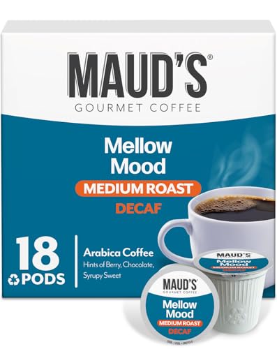 Maud’s Decaf Medium Roast Coffee Pods (18 Count)