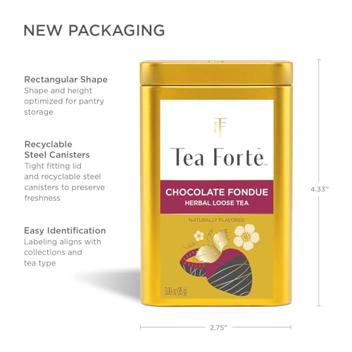 Chocolate Fondue Loose Leaf Tea Canister (3 Ounce)