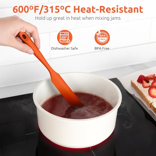 Skinny Silicone Jar Spatula Scraper