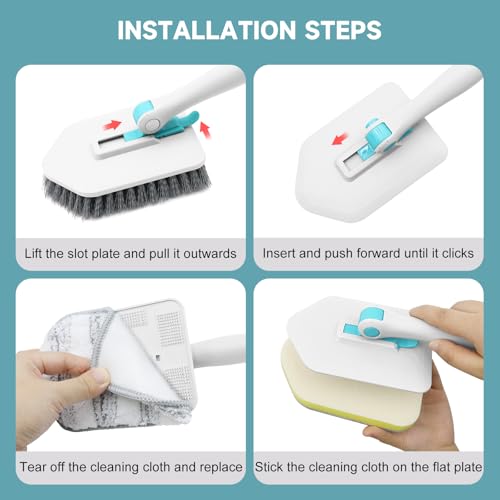 Shower Scrubber with Long Handle
