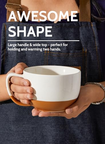Beige Coffee Mugs Set of 4 (24 Count)