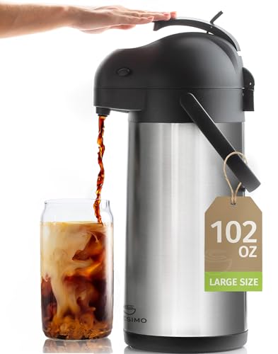 Coffee Carafe with Pump 102oz