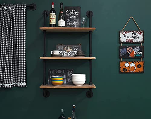 Industrial Pipe Shelving Bathroom Shelves Over Toilet 24 Inch