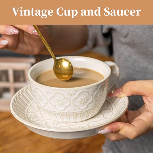 Latte Cup with Saucer