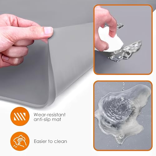 Silicone Coffee Mat with Raised Edges