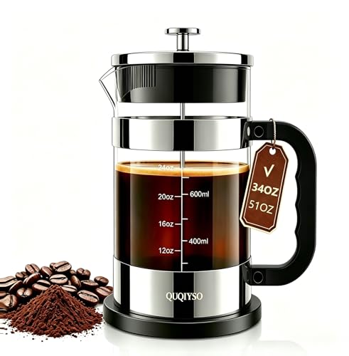 French Press Coffee Maker 34oz