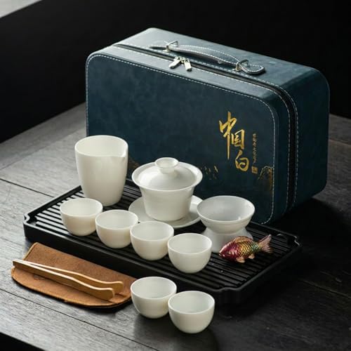 Portable Gongfu Tea Set with Color