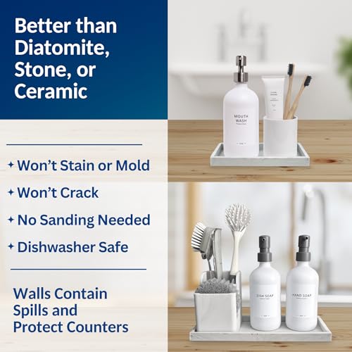 Countertop & Vanity Silicone Tray