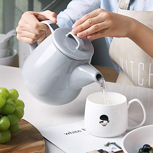 Sweejar 40oz Tea pot with Removable Stainless Steel Infuser