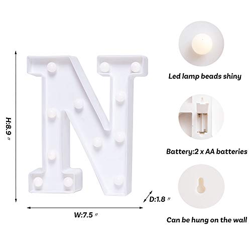 LED Letter Lights Sign Marquee Light Up Letters Sign for Night Light Wedding