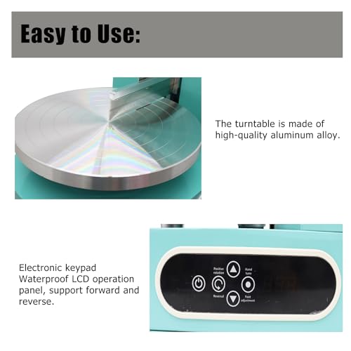 Cake Cream Spreading Coating Smearing Machine Cake Decorating Coating Machine Cake Cream Smoother Adjustable Cake Scraper for 4