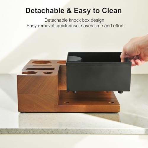 Espresso Tamping Station Knock Box
