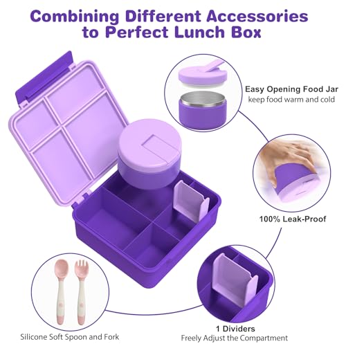 Kids Bento Lunch Box with 8oz Soup Thermo