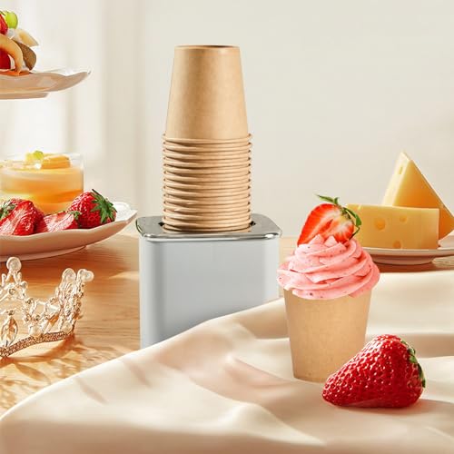 1200 Pack 3 oz Kraft Paper Cups (1200 Count)