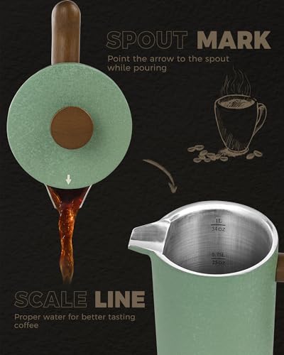 POLIVIAR French Press Coffee Maker