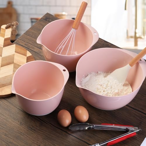 3 Small Mixing Bowls Set with Lids