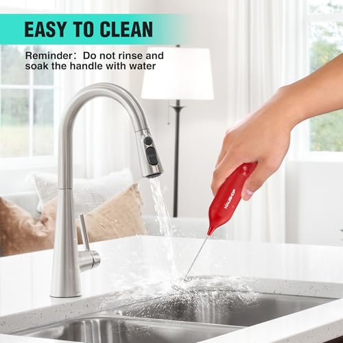 Handheld Rechargeable Milk Frother Wand with Stand