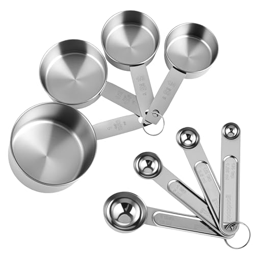Measuring Cups and Spoons Set (8 Count)