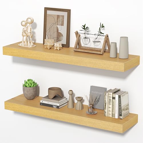 31.5 Inch Floating Shelves for Wall (2 Count)