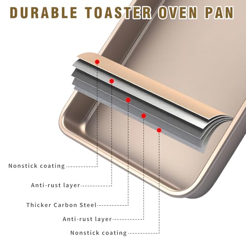 Toaster Oven Pans Set of 2 (2 Count)
